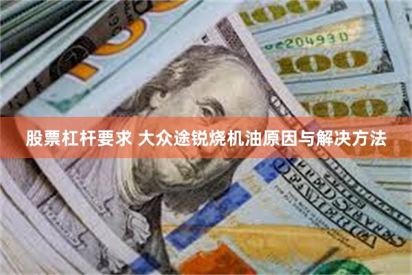 股票杠杆要求 大众途锐烧机油原因与解决方法