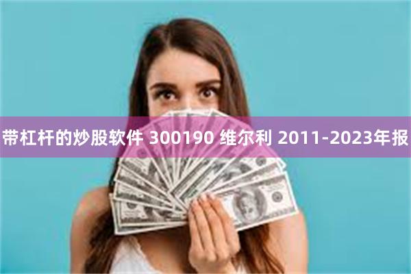 带杠杆的炒股软件 300190 维尔利 2011-2023年报