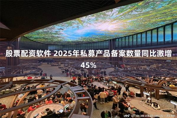 股票配资软件 2025年私募产品备案数量同比激增45%