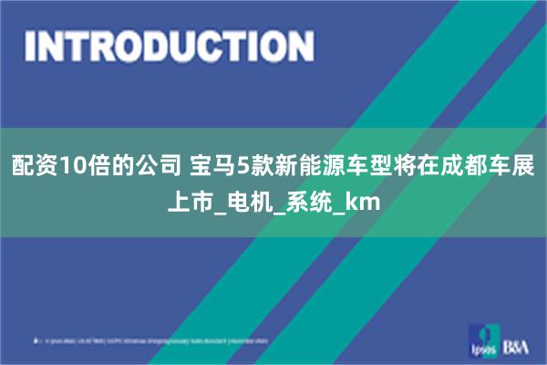 配资10倍的公司 宝马5款新能源车型将在成都车展上市_电机_系统_km